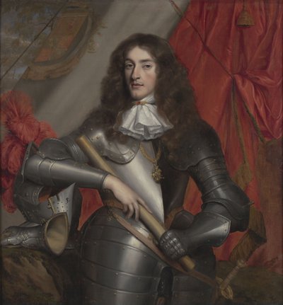 Portrait du Roi Jacques II et VII en armure en tant que Duc d